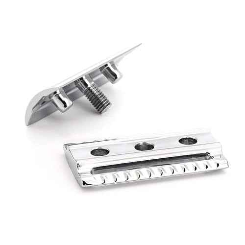 M?HLE Grande R89 Double Edge Safety Razor (Closed Comb) | Perfect for Everyday Use | Barbershop Quality Close Smooth Shave | Luxury Razor for Men