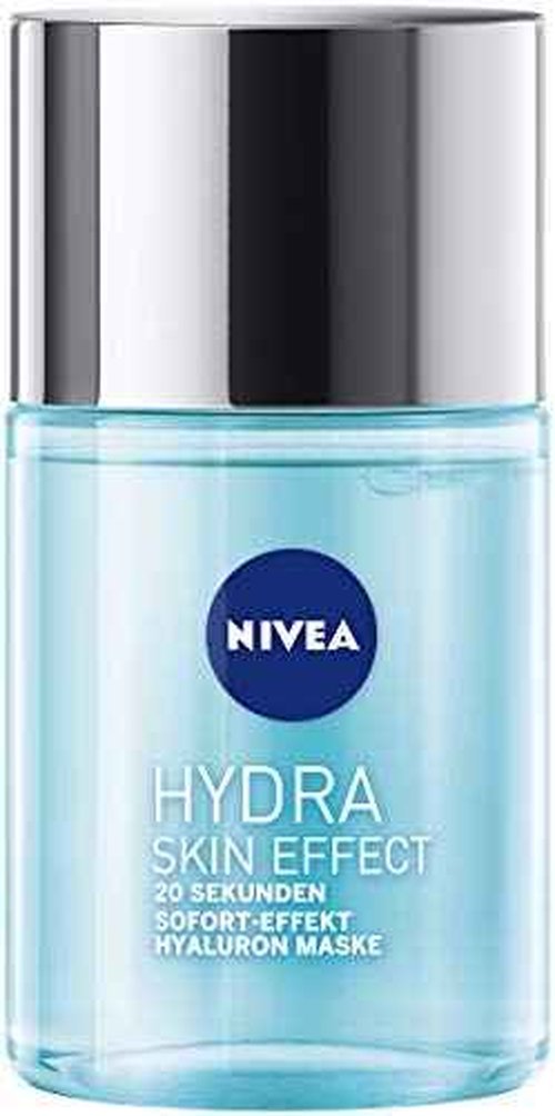 NIVEA Hydra Skin Effect 20 Seconds, Instant Effect Hyaluronic Mask, 100 ml, Face Mask for Preparing for Day and Night Cream, Mask with Pure Hyaluronic