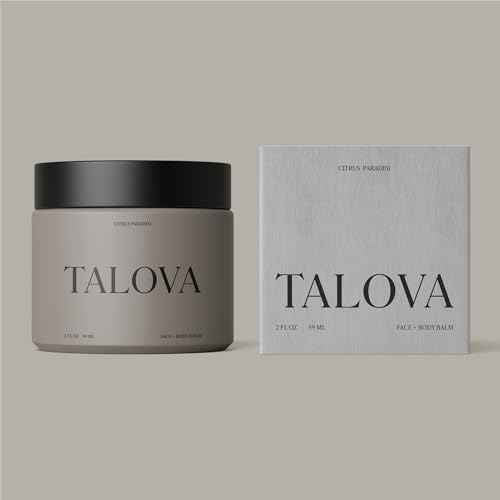 Face + Body Balm, Grass-Fed Tallow Moisturizer for Dry, Cracked, Sensitive Skin with Emu Oil, Natural and Organic Balm with Skin Nourishment, Non-toxic, Made in USA