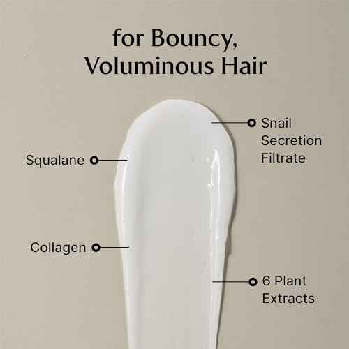 LADOR Snail Sleeping Hair Ampoule Serum - Intensive Overnight Leave-In Mask - Treatment for Frizzy Dry Damaged Thinning Hair Korean Haircare
