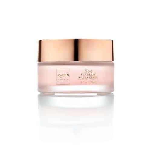 Averr Aglow Clear Skin Flawless Water Cream, All Natural Ingredients, Lightweight Moisturizing Cream