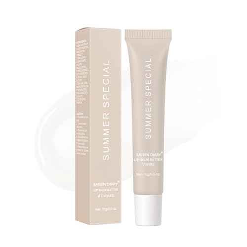 Summer Special Lip Butter Balm - Ultra-Hydrating, Nourishing Lip Care with Natural Ingredients, Shea Butter & Olive Butter, Soothes & Softens Dry Lips (#1 Vanilla, 0.5 Fl Oz (Pack of 1))