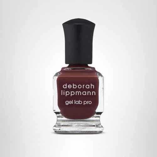 Deborah Lippmann Gel Lab Pro Nail Polish Treatment Enriched for Health, Wear, and Shine No Animal Testing, 21 Free, Vegan Red and Purple Colors