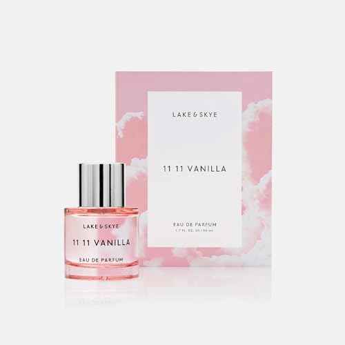 Lake & Skye 11 11 Vanilla Eau de Parfum 50mL - Long Lasting - Vanilla, Dreamy, Cr?me, Skin Musk, Cashmere, Clean, Vegan, Paraben-Free, Cruelty-Free