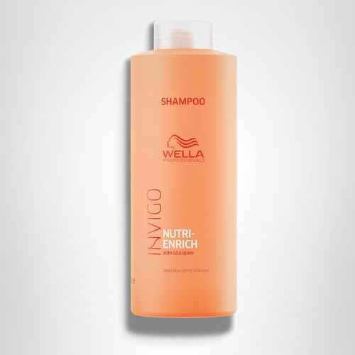 Wella Professionals Invigo Nutri-Enrich Shampoo| Professional Deep Nourishing Shampoo For Dry & Damaged Hair| 33.8 Fl Oz