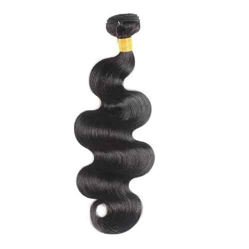 24 Inch 12A Grade Human Hair Bundles Body Wave Bundles 100% Unprocessed Brazilian Virgin Hair Bundles Double Machine Weft Brazilian Body Wave Bundles(1 Bundle)