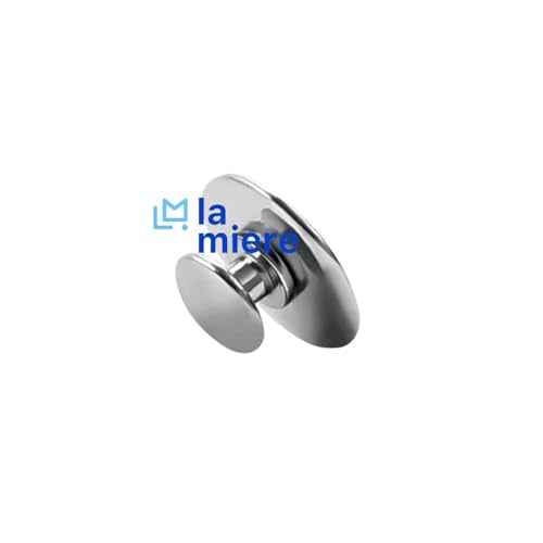 LA MIERE 10Pcs Dental Orthodontic Lingual Button Bondable Stainless Steel Round Base (Bondable Buttons Round)