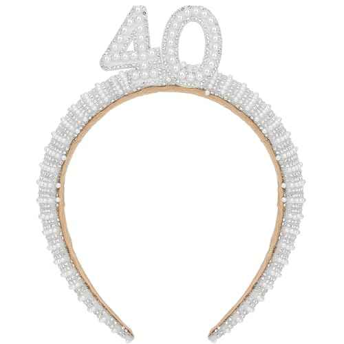 WHAVEL 40th Birthday Decorations for Women 40th Birthday Crown 40th Birthday Gifts Women