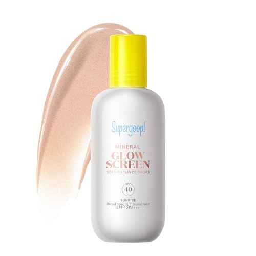 Supergoop! Glowscreen Soft-Radiance Drops Mineral SPF 40 - Sunrise - 1.7 oz - Visibly Illuminates, Smooths, Evens Skin & Blurs Pores Instantly - All Skin Types
