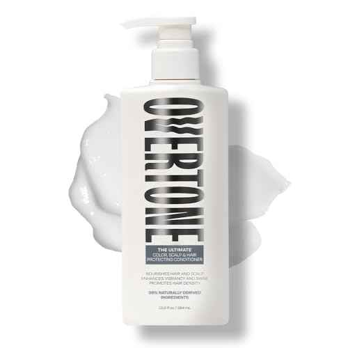 Overtone The Ultimate Color, Scalp & Hair Protecting Conditioner, Nourishes Hair & Scalp, Enhances Vibrancy and Shine, Promotes Hair Density, Cruelty-Free & Vegan, 13 Fl Oz