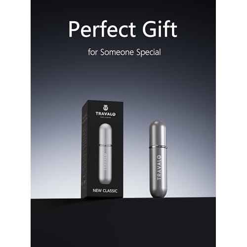 Refillable Perfume Atomizer, Bottom Filling Fragrances Perfume Bottle, Mini Cologne Dispenser, Travel sized, Portable Sprayer for Women Men, Gift