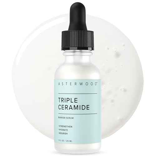 Asterwood Ceramide Barrier Repair Serum - Hydrating, Calming, & Barrier-Restoring Skin Facial Serum - with Triple Ceramide Complex, Squalane, Hyaluronic Acid - Fragrance-Free, Cruelty-Free - 1 Fl Oz