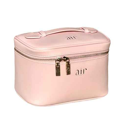 Air Glow Makeup Bag, Cosmetic Travel Case with Zipper Closure