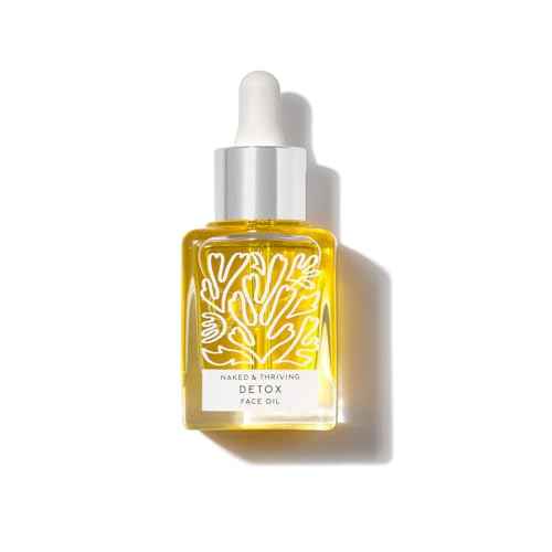Naked & Thriving Detox Balancing Face Oil | Organic, Vegan, & Natural-Derived Skin Care | For Oily and Blemish-Prone Skin | with Jojoba, Primrose and Almond Oils f(1.18 oz/35 mL)