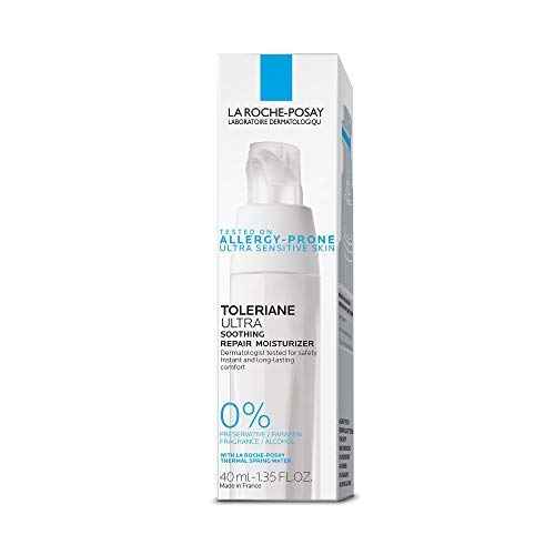 La Roche-Posay Toleriane Dermallergo Ultra Soothing Repair Face Moisturizer for Sensitive Skin, Gentle Moisturizing Face Cream for Dry Skin, Packaging May Vary, Formerly Toleriane Ultra
