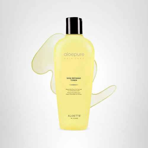 Aloette Skin Refining Toner for Face - Deep Cleansing Hydrating Facial Toner for Women & Men Rejuvenates, Nourishes & Revitalizes Skin - Gentle Skincare for Normal to Combination Skin - 8 Fl Oz