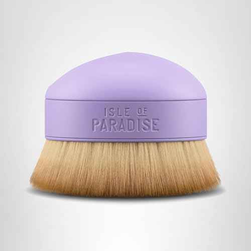 Isle of Paradise Shape and Glow Self Tan Blending Brush Palm Sized, Streak Free Applicator for Face and Body