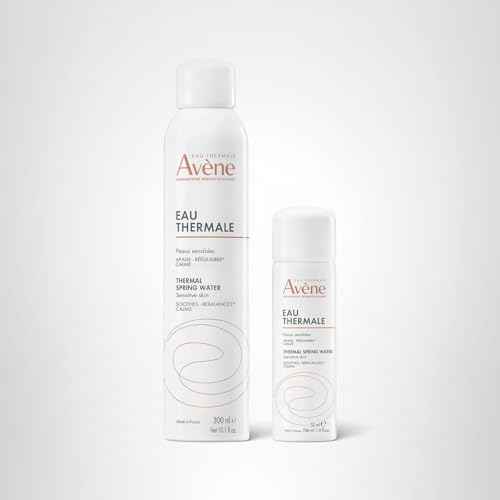 Avène Thermal Spring Water, Soothing Calming Facial Mist Spray for Sensitive Skin, 10.1 Oz and 1.6 Oz