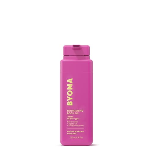 BYOMA Nourishing Body Oil - For All Skin Types - Lightweight, Fast-Absorbing Body Oil with Jojoba & Seabuckthorn - Hydrates, Brightens & Restores Skin Barrier - 6.76 fl oz