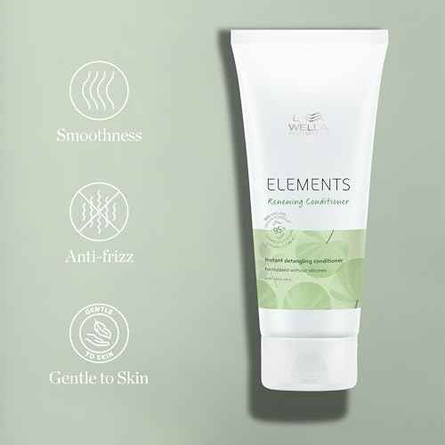Wella Professionals Elements Gentle Renewing Conditioner| Gentle, Silicone-Free | Instant Detangling Conditioner| For All Hair Types