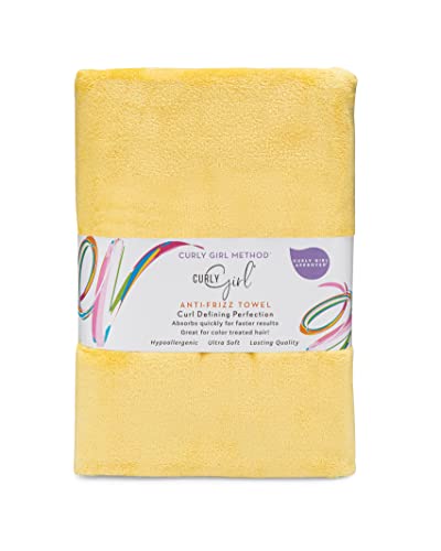 Curly Girl Microfiber Hair Towel - Anti-Frizz, Absorbent, Fast Drying - for Curly Hair - Microfiber Hair Towel for Curly Hair