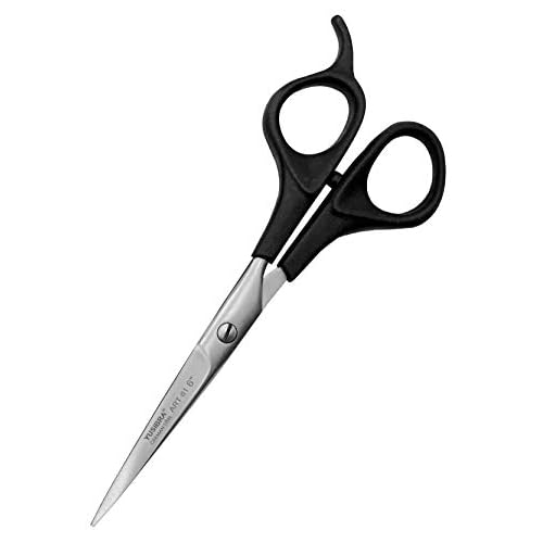 Professional Hair Cutting Scissors, Compact, Black, Stainless Steel