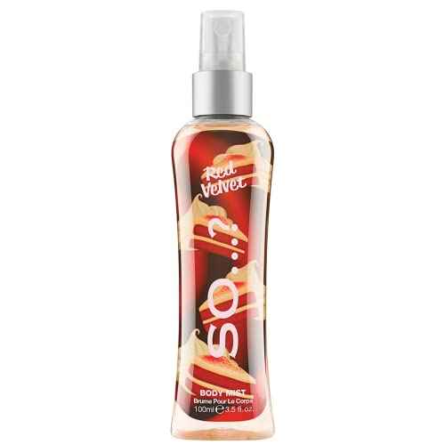 So¡¦? Red Velvet Body Mist - Fruity, Floral, Vanilla Perfume for Women - 6 Hour Wear Body Spray for Women - Cruelty Free - 3.5 oz