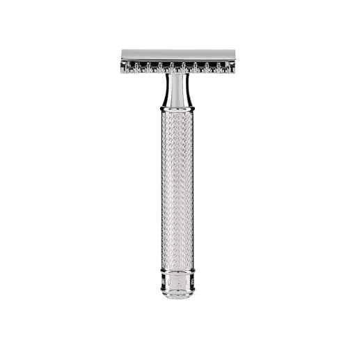 M?HLE Grande R41 Double Edge Safety Razor (Open Comb) | Perfect for Everyday Use | Barbershop Quality Close Smooth Shave | Luxury Razor for Men
