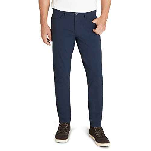 Weatherproof Vintage Hiking Pants - Men Straight Slim Fit Chino Mens Travel Pant, Lightweight Stretch Casual Pants for Men