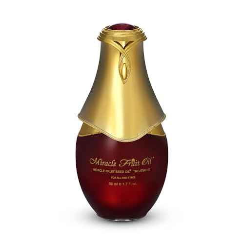 Miracle Fruit Seed Hair Oil - 50ml Treatment for All Types - Ultra Shiny, Strong Oil for Dry Hair and Growth - Prevents Breakage and Hair Loss