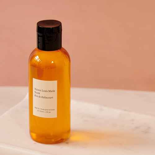 Maison Louis Marie - No.04 Bois de Balincourt Natural Body Oil | Luxury Clean Beauty + Non-Toxic Fragrance (4 fl oz | 118 ml)