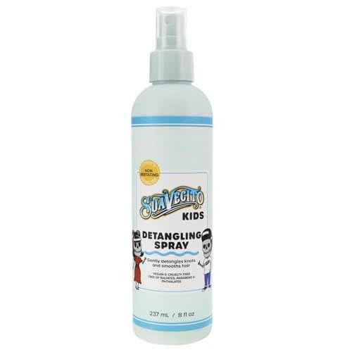 Suavecito Kid's Detangling Spray - Nourishing & Gentle Plant Based Detangler, Calming Chamomile Scent - Free of Sulfates, Parabens, and Phthalates - Cruelty Free 8 oz