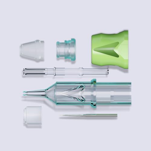 Tattoo Cartridge Needles 20Pcs Round Liner Bugpin Disposable Tattoo Needle Cartridges for Rotary Tattoo Machine Pen Gun 1003RL
