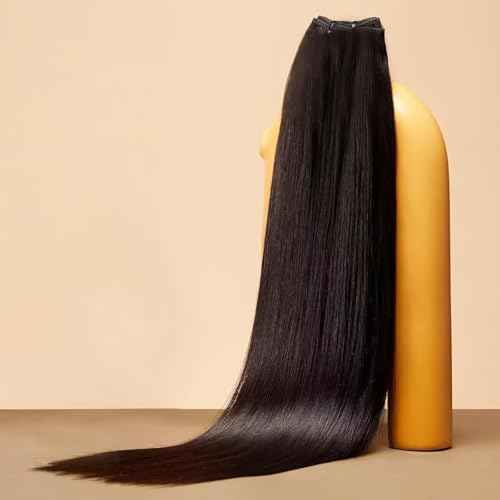 TRIIPPY Yaki Straight Human Hair Bundles,100% Raw Cambodian Hair Sew In Weave Single Bundle,Triple The Lifespan Over Regular Virgin Hair Bundle,No.1 Raw Hair Brand On Amazon(22 Inch,Natural Color)