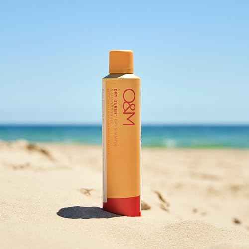 O&M Dry Queen Dry Shampoo, Vitamin C, Sulfate/Paraben/Silicone Free, Vegan, Cruelty-Free Beauty & Hair Care, Dry Shampoo for Women, Boost Volume & Waves, No Water, Safe for All Hair Colors, 300ml