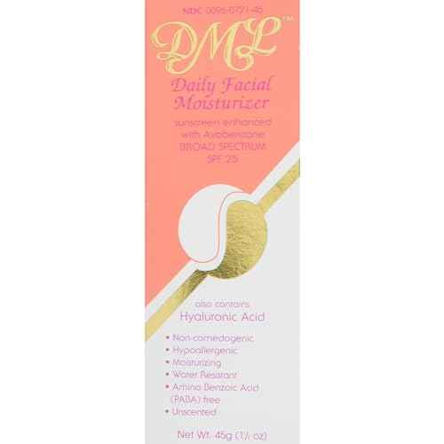 DML Facial Moisturizer SPF 25, 1.5 Oz (3 Pack) (SG_B0064JD6VQ_US)