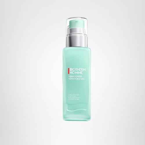 Biotherm Aquapower Advanced Gel, Men's Face Moisturizer That Hydrates And Strengthens Skin, Fresh And Fast-Absorbing Water-Gel Formula, 2.5 Fl. Oz