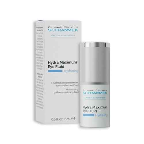 Hydra Maximum Eye Fluid (0.5 fl oz) - Reduces Fine Lines, Wrinkles & Dark Circles ? Under Eye Treatment - Hyaluronic Acid - Eye Care - Dr. Schrammek
