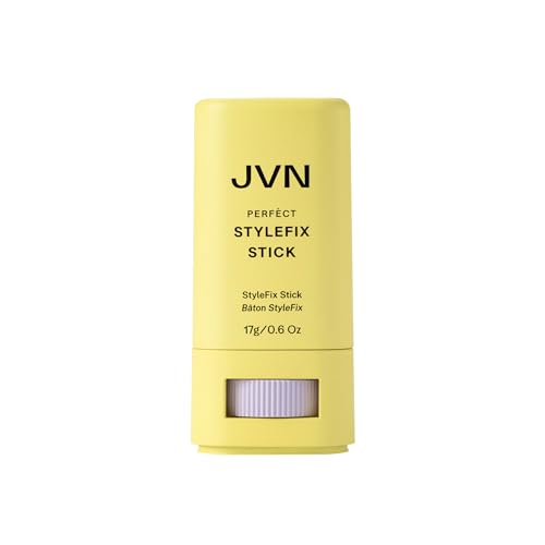 JVN StyleFix Hair Wax Styling Stick, 0.6 Oz, Controls Frizz, Tames Flyaways & Baby Hairs for All Day Hold for Women and Men, Perfect for On the Go, Silicone Free