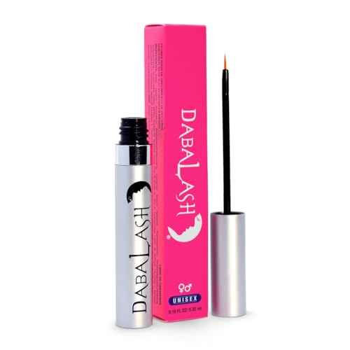 DABALASH Professional Eyelash & Eyebrow Growth Serum with Castor Oil ? Promotes the Appearance of Naturally Longer, Fuller, Thicker & Stronger Lash + Brow Hair ? 0.18 oz