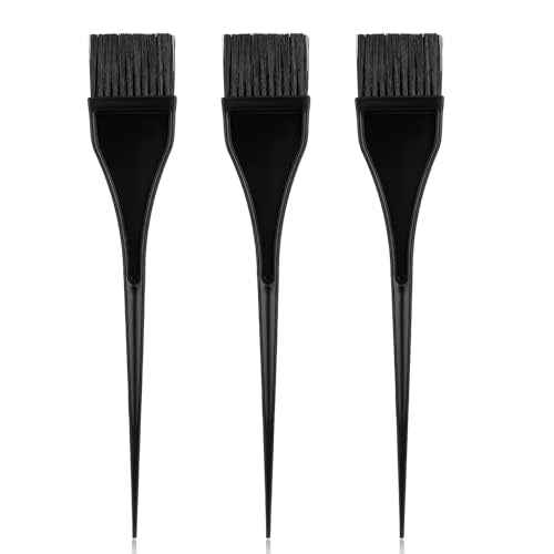 Hair Dye Brush, 3 Pcs Hair Color Brush, Color Brushes for Hairstylist, HairColor Applicator Brush-Set for Salon Use Home DIY Dyeing