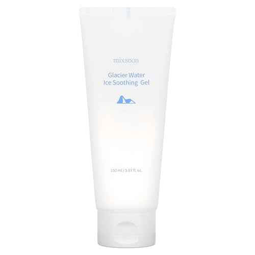 mixsoon Glacier Water Ice Soothing Gel 5.07 Fl. Oz. /150ml Cooing Soothing Care for Sensitive Skin Korean Glass Skin Care