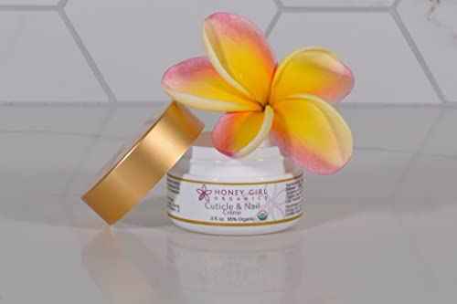 Honey Girl Organics Cuticle and Nail Creme, 0.5 Fluid Ounce