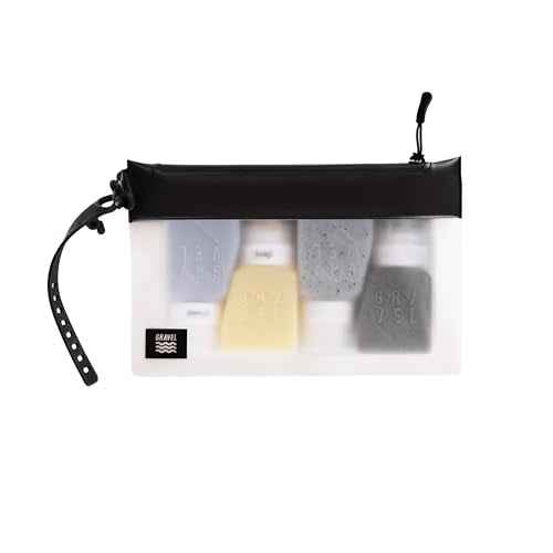 Gravel TSA Approved Travel Bottles ? Leakproof, BPA-Free, Compact Toiletry Containers (4-Pack, 3oz)