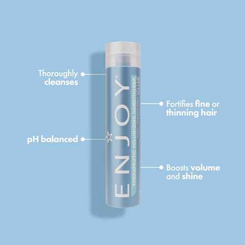 Enjoy Hair Care Therapeutic Volumizing Conditioner, 33.8 Fl Oz - Ph 4.5 - 5.5, For Damaged Hair, Hair Mask