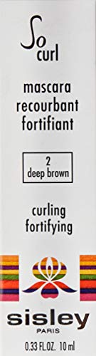 sisley paris So Curl Curling Fortifying Mascara, 02 Deep Brown, 0.33 Ounce (W-C-11658)