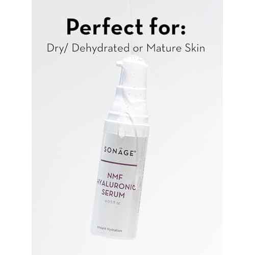 Sonage NMF Hyaluronic Acid Serum: Anti-Aging Face Plumping Serum | Ultra Hydrating for Dehydrated Skin