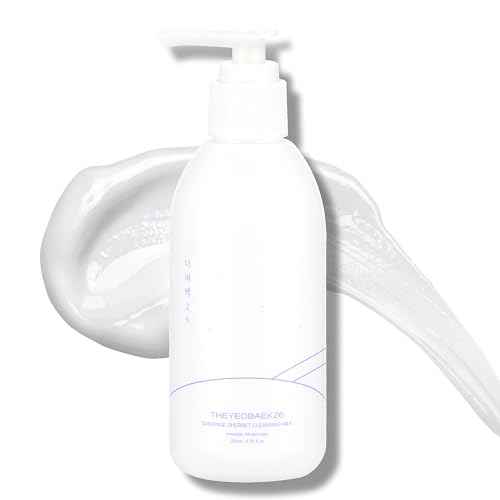 Korean Cleansing Milk for Face ? Gentle Facial Cleanser for Dry & Sensitive Skin, Hydrating Makeup Remover, 6.76 Fl Oz (200ml)