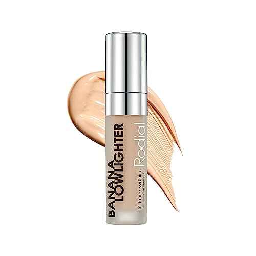 Rodial Banana Lowlighter Liquid Concealer & Color Corrector 0.1 fl oz, With Hyaluronic Acid, Vitamin E & Caffeine for Dark Circles, Yellow Under Eye Brightener with Lightweight, Natural Finish