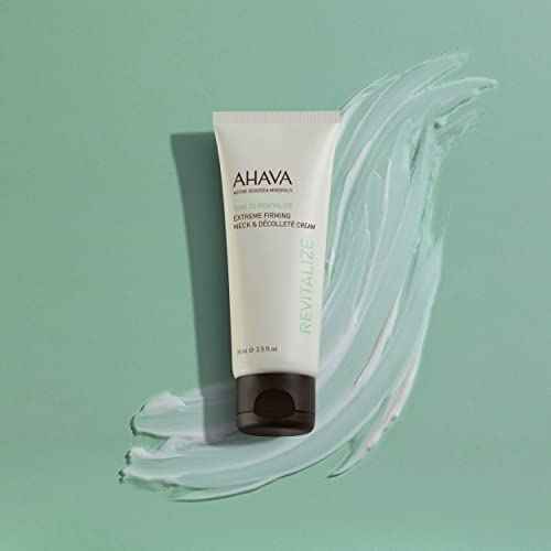 AHAVA Time To Revitalize Extreme Firming Neck & D?collet? Cream - Promotes Firmness, Nourishes & Softens, Reduce Signs of Aging, includes Osmoter, Resveratrol, Goji Berry & Matrixyl 3000, 2.5 Fl.Oz